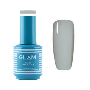 GLAM Gel Polish -Grey - Steel Grey